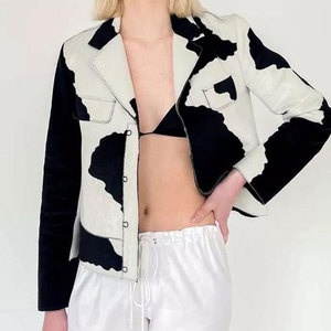 Low Price Wholesale Pu Leather Women Leather <b>Jacket</b> Fashionable Slim Fit Women Leather <b>Jacket</b> - Product Image 2