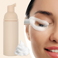 Taille de voyage 60ml/2oz bouteille de pompe à mousse vide distributeur de mousse nue pour savon shampooing nettoyant pour cils conteneur de savon pour les mains en plastique
