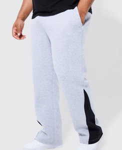 Nuevo jersey de Color sólido con estampado de logotipo personalizado, chándal en blanco, conjunto de pantalones de chándal y sudaderas con capucha de 2 piezas, pantalones de chándal lisos de alta calidad - Product Image 2