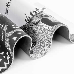 Tapis de jeu Nightmare Before Christmas XL, tapis de souris carré personnalisé imprimé avec recharge sans fil RGB et style chauffant, en stock - Product Image 2