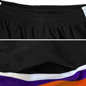 TF en Stock Basket Ball Uniforme Transpirable Bordado Jersey Malla Juventud Baloncesto Uniforme Reversible - Product Image 6