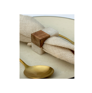 Wood and Resin Napkin Holder High Quality <b>Tabletop</b> Classic Stylish Luxurious Napkin Ring at Lowest Cost - Product Image 2