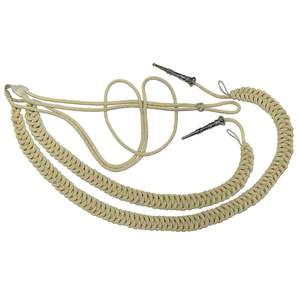 Cordón de Alta Calidad con Borlas Blancas Puro Estilo Sueco, Diseño Clásico de Cordón, Aiguillette de Poliéster, Decorativo, para Defensa Personal - Product Image 6