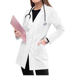 Profesional personalizado bordado blanco Doctor Lab Coats con bolsillos Doctor Blazer farmacéutico estudiantes abrigo médico uniforme médico - Product Image 6