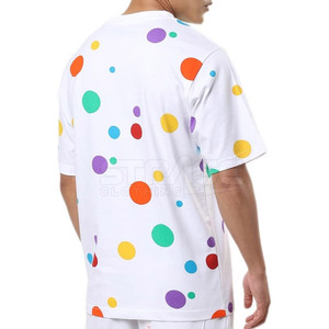 เสื้อยืดโอเวอร์ไซส์ผ้าโพลีเอสเตอร์/คอตตอน น้ำหนักเบา เป็นมิตรกับสิ่งแวดล้อม ราคาถูก จำนวนมาก ขายดี MOQ ต่ำ สำหรับผู้ชาย - Product Image 2