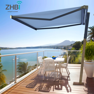 Toldos Retráctiles de Brazo Plegable de Aluminio de Lujo, Toldo de Casete Completo, Parasoles de Aluminio para Exteriores, Toldo Retráctil - Product Image 3