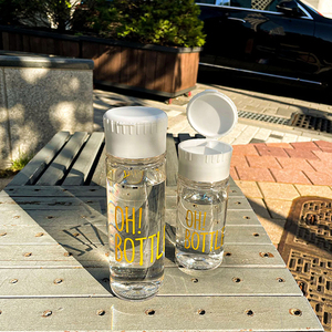 Bottiglia d'Acqua Riutilizzabile in Tritan Senza BPA con Coperchio Porta Pillole, 12oz 16oz, OH BOTTLE, in Buone Condizioni, Coreana - Product Image 6