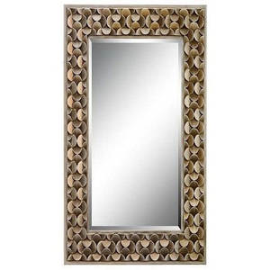 Miroir mural de forme personnalisée avec incrustation d'os pour la décoration de la maison et de l'hôtel Collection de maison Cadre de miroir de luxe - Product Image 3