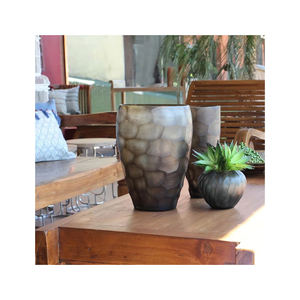 Jarrón de cristal Sami para decoración del hogar, jarrón de cristal de calidad superior, compra a precio asequible - Product Image 1