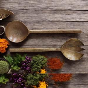 Ensemble d'ustensiles en bois, artisanat naturel, écologique, jetable, spatule de cuisine, cuillère, ensemble de haute qualité, 40-60 pièces - Product Image 3