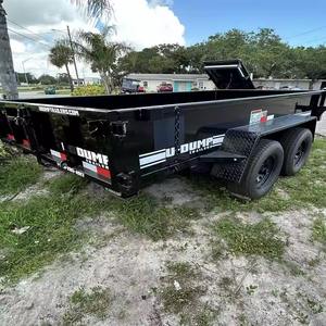 Remolque de descarga hidráulica de servicio pesado duradero 4x4 10-40 toneladas Opciones de engranajes de capacidad para uso agrícola Remolque de garantía de 2 años - Product Image 3