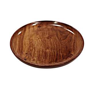 Best Selling Acacia <b>Wood</b> Serving Platter Round <b>Wood</b> Food <b>Tray</b> Rustic Wooden <b>Trays</b> Serving - Product Image 1