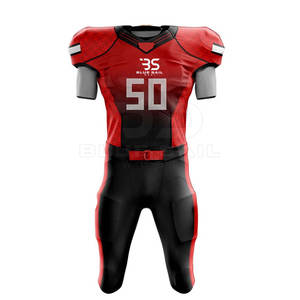 Ensemble de maillot de football américain d'entraînement et de jeu avec tissu flexible et uniforme de football américain sur mesure - Product Image 1