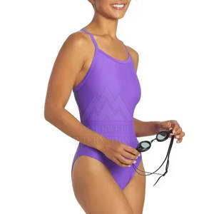 Traje de baño ligero de calidad superior para mujer Impresión personalizada 1 pieza Oferta al por mayor - Product Image 5