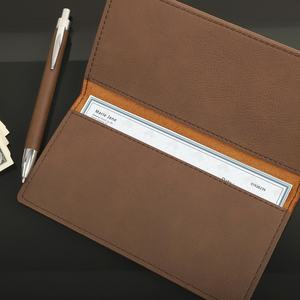 Libreta de Cheques Personalizada de Alta Calidad, Estilo Vintage, Tapa Blanda de Cuero, Libreta de Viaje, Diario, Venta al por Mayor, LCR-0010 - Product Image 3