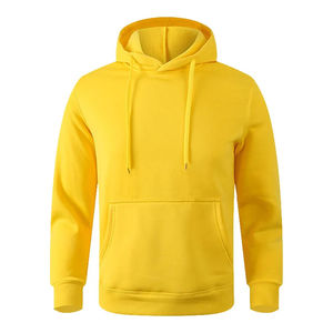 Nouveaux sweats à capuche pour hommes en coton et polyester épais, vente en gros d'usine, sweats à capuche vierges pour hommes avec logo personnalisé - Product Image 3