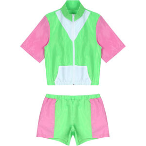 Ensembles imperméables pour femmes : Shorts et coupe-vent deux pièces, style urbain, couleur unie, combinaisons de pluie 2026 - Product Image 5