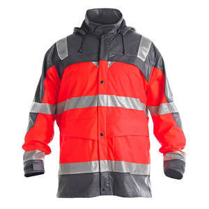 Producto Más Vendido Chaquetas Cortavientos de Seguridad para Trabajadores de Alta Visibilidad para Hombre, Reflectantes, de Softshell, para Construcción - Product Image 2