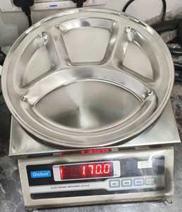 Vente chaude 2025 Plateau à compartiments en acier inoxydable le plus exigeant avec plusieurs compartiments pour les aliments - Product Image 1