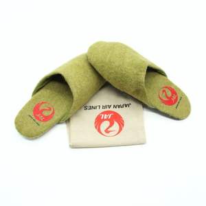 Pantoufles en feutre de laine écologiques pour l'hiver, pantoufles d'intérieur en feutre de laine vert de qualité supérieure, unisexe, pantoufles en laine confortables pour les pieds - Product Image 4