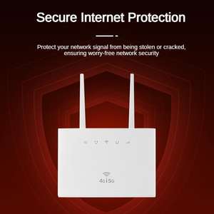 Router CPE 4G con Ranura para Tarjeta SIM, Repetidor Inalámbrico 5G de 300 Mbps, Módem Aplicable en Exteriores, Router Wifi - Product Image 4