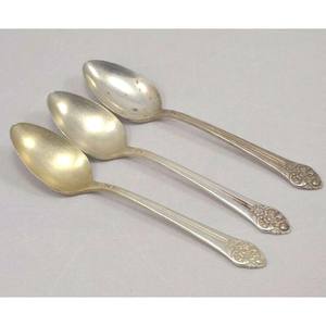 Juego de cuchara y tenedor para servir sopa y ensalada Chapado en plata de acero inoxidable más vendido, mango largo de madera, utensilio de cocina de alta calidad - Product Image 2