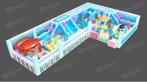 Château gonflable pour enfants en PVC à usage commercial, idéal pour la <span class=keywords><strong>location</strong></span> de fêtes, petit château gonflable - Product Image 3