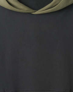 Sweat-shirt à capuche épais pour homme, 100% coton, poids lourd, fermeture éclair, doublé, logo imprimé personnalisé, épaules tombantes, automne - Product Image 2