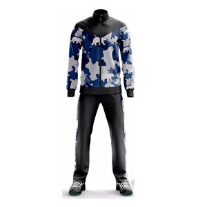 ชุดวอร์มเนื้อผ้าระบายอากาศได้ดีชุดฝึกวิ่งออกกำลังกายพิมพ์ซับลิเมชันตามสั่งสไตล์ร้อนแรง - Product Image 1