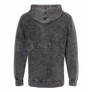 Sudaderas con capucha de lavado ácido básicas de diseño popular para hombres para adultos Ropa de hombre de último diseño Sudadera con capucha ligera - Product Image 3