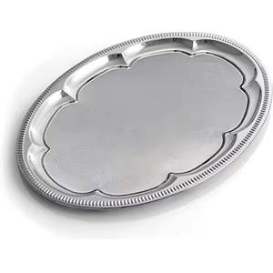 Excelente mano de obra Bandeja de aluminio para servir Estilo vintage 1890s Vajilla increíble Utensilios de cocina perfectos - Product Image 6