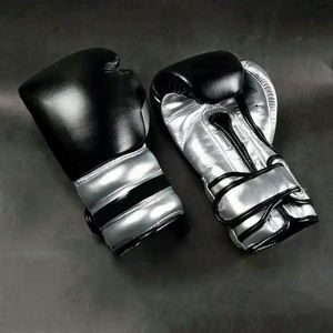 Guantes de boxeo de entrenamiento con logotipo personalizado de alta calidad, venta directa de fábrica, cómodos guantes MMA de cuero PU de nuevo diseño - Product Image 2