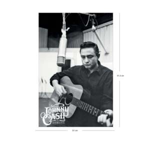 Johnny Cash 'The Man in Black' <b>Poster</b> Studio Wall Art Paper Material - Product Image 2
