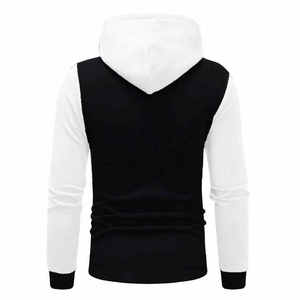 OEM al por mayor de los hombres 100% de algodón Jogger chándal con capucha cremallera deportes de invierno chándal de entrenamiento impreso XL tamaño adulto Jogging - Product Image 3