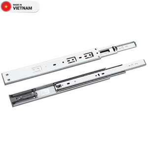 Cajón de bola de acero chapado en Zinc liso de extensión completa para el hogar moderno Viet enorme cargable para uso en cocina, comedor o dormitorio - Product Image 1