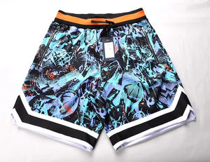 Short de basket-ball pour homme avec poches, short d'entraînement de gymnastique Active Athletic Performance pour homme - Product Image 4