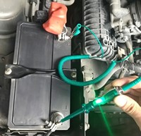 Testeur de batterie de voiture vert DC Pen 6-12-24V Outil de réparation automobile