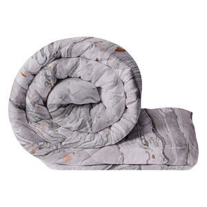 Couette Marine d'Automne Faite Main en Coton, Plissée à la Main, 100% Voile de Coton Respirant, Réversible, 92' X 88', Rembourrage Polyfill 500TC - Product Image 6