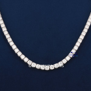 Elite 925 plata esterlina Moissanite diamante tenis collar calidad Superior brillante belleza perfecta para cualquier ocasión - Product Image 4