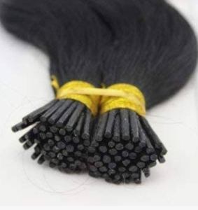 Extensiones de cabello Remy de alta calidad I-Tip DE LA India Onda natural Onda recta Super Wave Estilos Varias longitudes Cabello indio crudo - Product Image 3