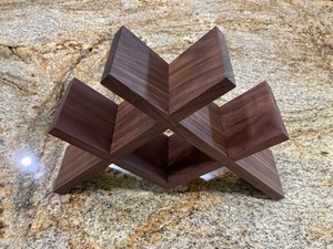 Simple solid wood wine storage rack for kitchen home decoration dining <b>table</b> champagne wine display rack holder bar wholesale - Product Image 3