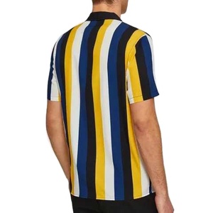 Nueva camiseta deportiva de diseño personalizado con franjas completas, sublimación total, 100% algodón y poliéster para niños. - Product Image 5