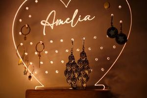 आधुनिक मीका बाली महिलाओं के लिए शेल्फ-व्यक्तिगत गहने प्रदर्शन शेल्फ - Product Image 4