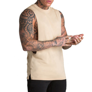 Haute qualité personnalisé imprimé hommes Gym débardeurs décontracté coton/Polyester Top vente respirant conception Pakistan Badge décoration - Product Image 5