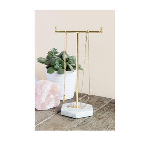 Soporte de exhibición para joyería, estante de exhibición de joyería retro de acero inoxidable, hecho a mano - Product Image 4