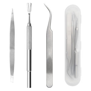 Premium <b>Tick</b> <b>Remover</b> Set Professional Stainless Steel <b>Tick</b> <b>Removal</b> <b>Tool</b> for Pets ( Safe Grooming for Dogs & Cats - Product Image 1