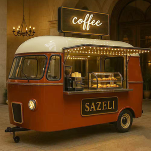 Vente chaude de chariot de boulangerie mobile de rue de petite taille, conforme aux normes australiennes, coloré, pour la vente de nourriture rapide - Product Image 2