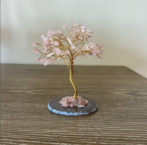 Meilleure qualité Offre Spéciale en vrac arbre naturel Multi pierres précieuses arbre en cristal enveloppé de fil de fer décoration de la maison cadeau - Product Image 5