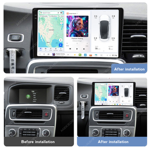 MEKEDE Car Multimedia Car Stereo AutoRadio DUDU GPS di navigazione Car-play Head Unit per <span class=keywords><strong>Volvo</strong></span> <span class=keywords><strong>S60</strong></span> <span class=keywords><strong>V60</strong></span> 2011-2020 - Product Image 2