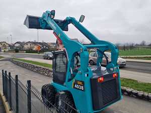 Para Sunward SWL 4038 Skid Steer alta eficiencia de trabajo Kubota motor cargador de ruedas tipo móvil HuaDe incluyendo bomba de caja de cambios de Motor - Product Image 6
